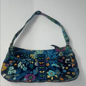 Vera Bradley Blue Floral Shoulder Bag